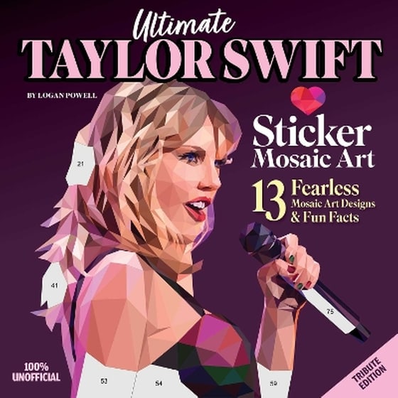 Ultimate Taylor Swift Sticker Mosaic Art image 0