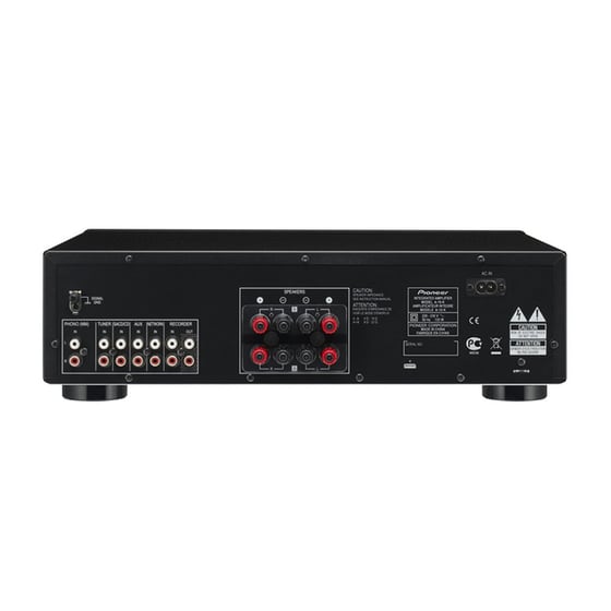 Ολοκληρωμένος ενισχυτής 2.0 Pioneer A-10K 50W Μαύρο image 2