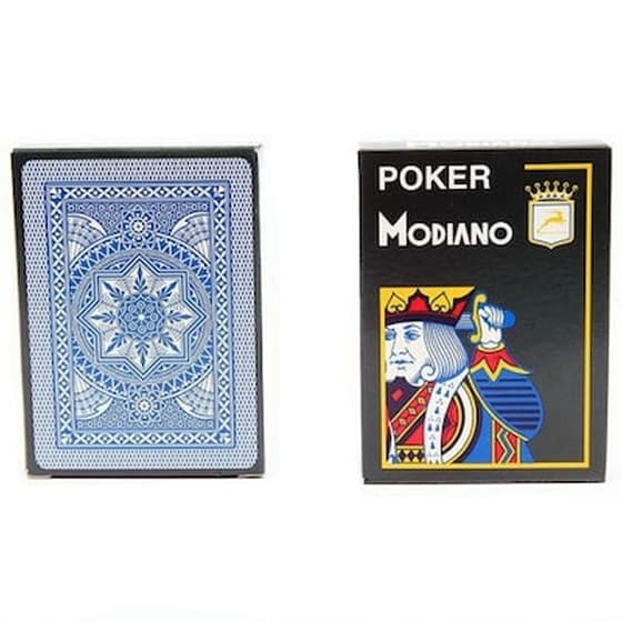 Τράπουλα Modiano Πλαστικοποιημένη Μπλε image 0