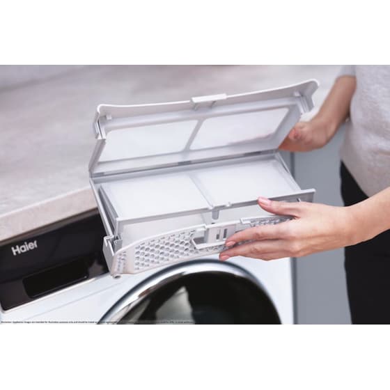 HAIER HD90-A3959S 9 kg με Αντλία Θερμότητας Λευκό Στεγνωτήριο Ρούχων image 9