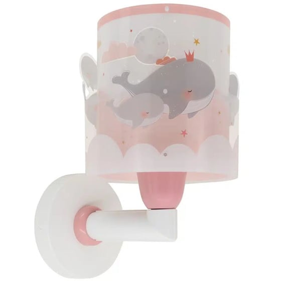Παιδικό Φωτιστικό Τοίχου Ango Whale Dreams 61179S - Ροζ image 0