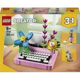 LEGO® Creator 3σε1 Γραφομηχανή με Λουλούδια (31169)