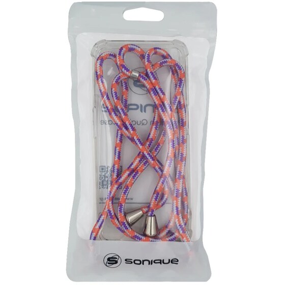 Θήκη Apple iPhone 14 - Sonique Armor Clear - Rainbow Κοραλλί image 4