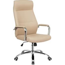 Καρέκλα Γραφείου ArteLibre Wishaw από Δερματίνη - Μπεζ