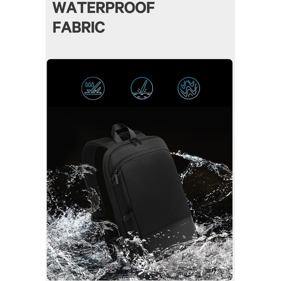 Τσάντα Laptop Bange 77115 15.6" Αδιάβροχη - Μαύρο image 6