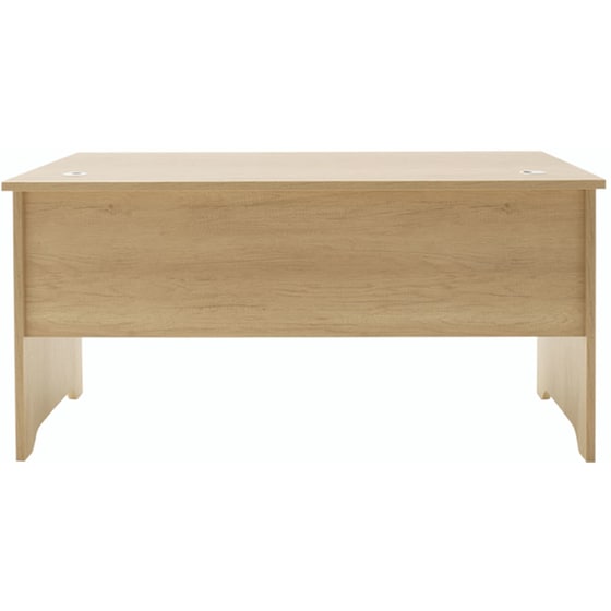 Γραφείο Επαγγελματικό Pakoworld Amazon από Μοριοσανίδα 150x75x75 cm - Μπεζ image 3