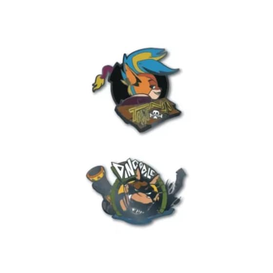 Σετ Καρφίτσα Numskull Crash Bandicoot King 1.3 - Tawna & Dingodile image 1