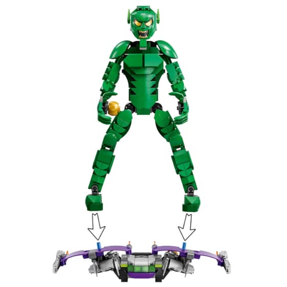 LEGO® Marvel Green Goblin Construction Figure (76284) image 2
