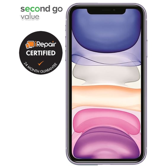 Μεταχειρισμένο Apple iPhone 11 64GB Purple second go value Certified by iRepair image 4