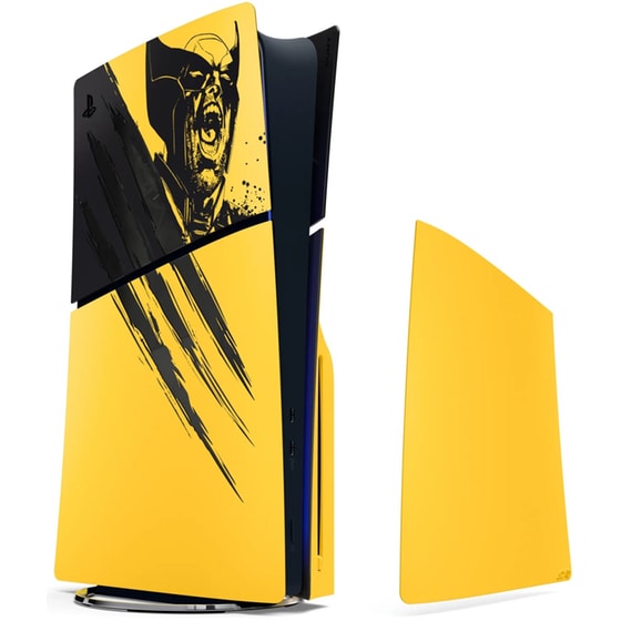 Κάλυμμα Κονσόλας PlayStation 5 (Slim Edition) Marvel’s Wolverine Battle Yellow Limited Edition image 0