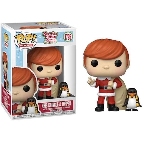 Funko Pop! Movies: Santa Claus is Comin' To Town! - Kris Kringle & Topper #1795 Vinyl Figures image 0