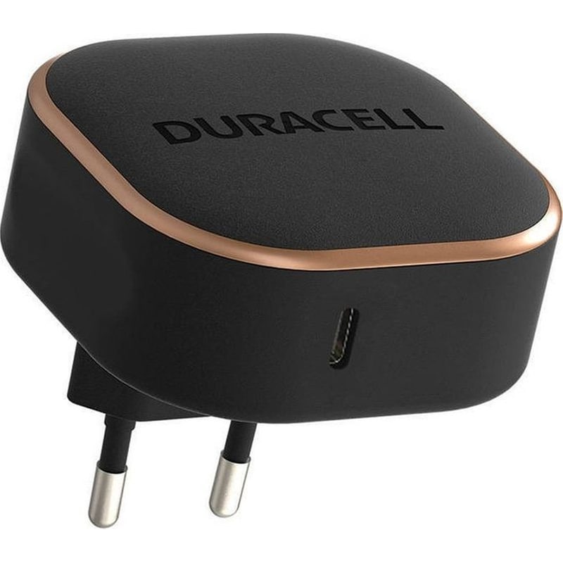 DURACELL Duracell Wall Φορτιστής USB-C 20W - Μαύρο