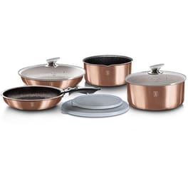 Σετ Μαγειρικά Σκεύη BERLINGER BH-6147 9 τμχ Καφέ