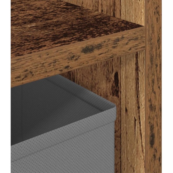 Έπιπλο Τηλεόρασης VidaXL με Συρτάρι 72 x 22,5 x 38 cm - Παλαιωμένο Ξύλο image 9