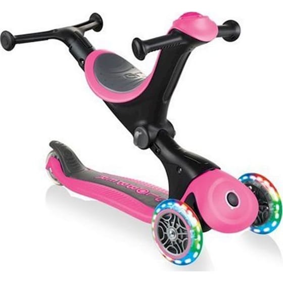 Παιδικό Πατίνι Globber Go Up Deluxe Lights  Πολυμορφικό 4 σε 1- Ροζ image 3