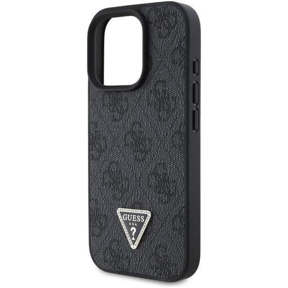 Θήκη Apple iPhone 16 Pro Max Guess 4G Triangle Strass - Μαύρο image 3