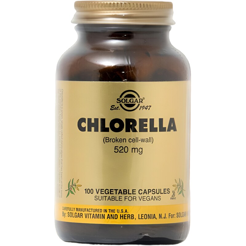 Ειδικό Συμπλήρωμα Διατροφής Solgar Chlorella 520mg - 100 κάψουλες
