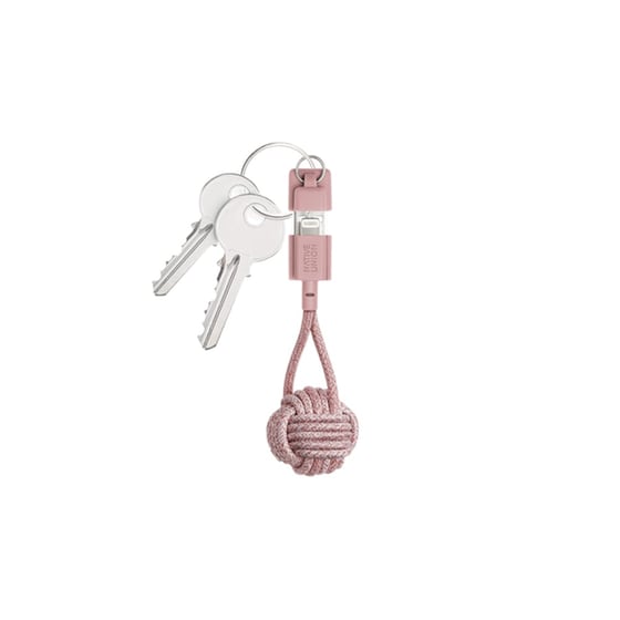 Καλώδιο δεδομένων Native Union Μπρελόκ Usb to Lightning 0.15m - Pink image 0