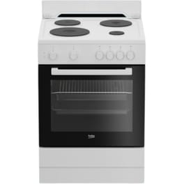 BEKO FSS 66002 GW 71  Lt Λευκό Ηλεκτρική Κουζίνα Εμαγιέ