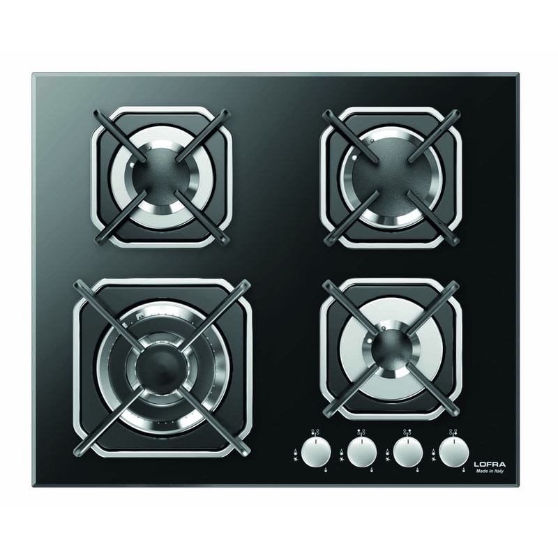 LOFRA HGN6G0/GC00 (GN) 62 cm Μαύρο Εστία Φυσικού Αερίου Αυτόνομη