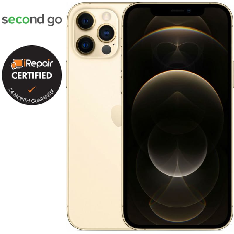 APPLE Second Go Certified μεταχειρισμένο Apple iPhone 12 Pro 128GB Gold