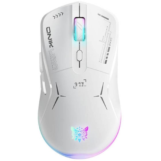 Onikuma CW917 Gaming Ασύρματo Ποντίκι RGB - Λευκό image 0