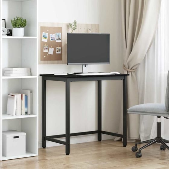 Τραπέζι VidaXL 100x50x76,5 cm - Μαύρη Οξιά image 1