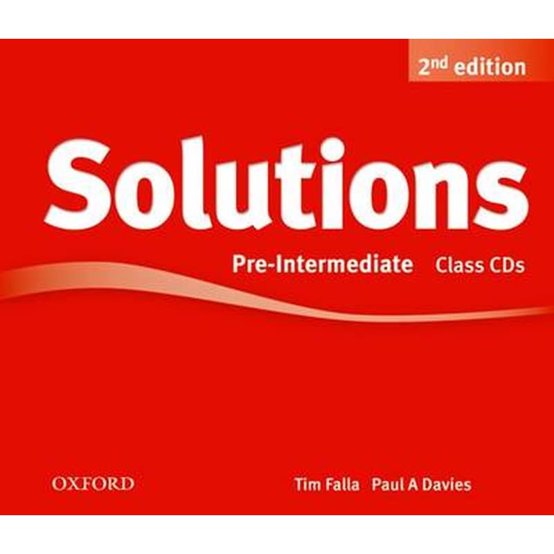 Solutions: Pre-Intermediate: Class Audio CDs (3 Discs)