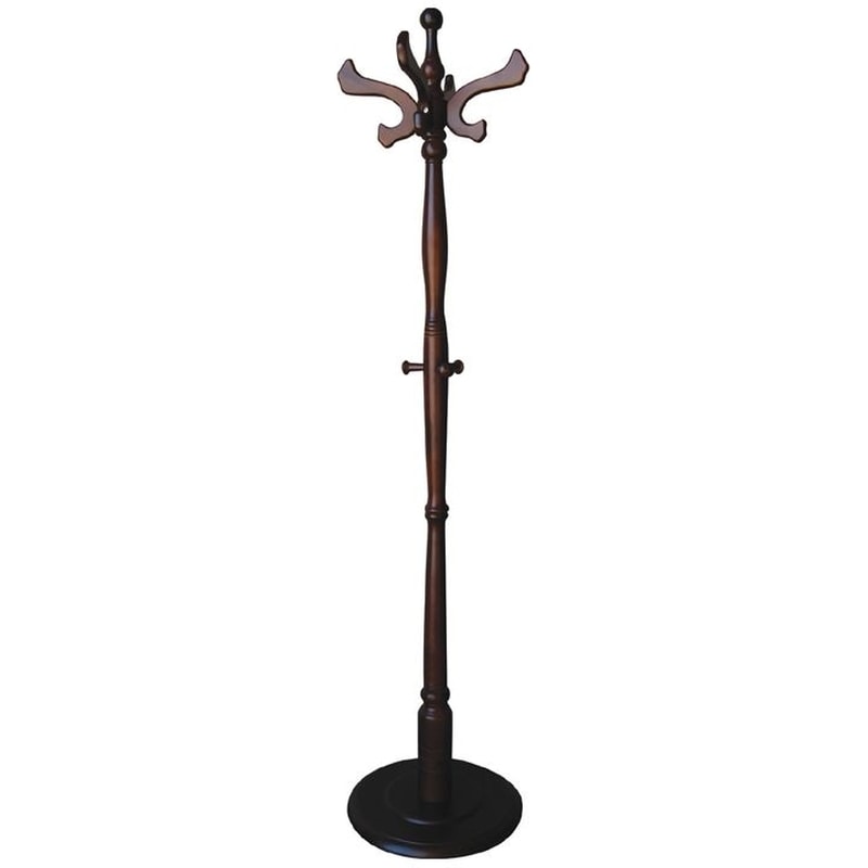 WOODWELL Carol Καλόγερος Ξύλο Καρυδί Φ40 H.180cm Ε721.