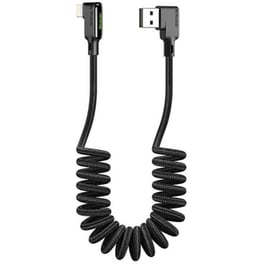 Mcdodo Ca-7300 USB To Lightning Cable Angled 1.8m - Μαύρο
