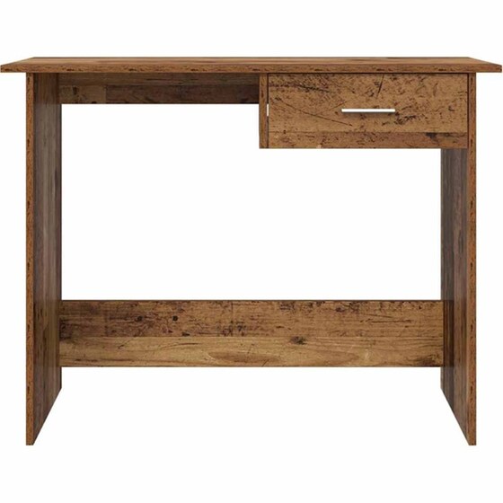 Γραφείο VidaXL από Επεξεργασμένο Ξύλο 100x50x76 cm - Παλιό Ξύλο image 5
