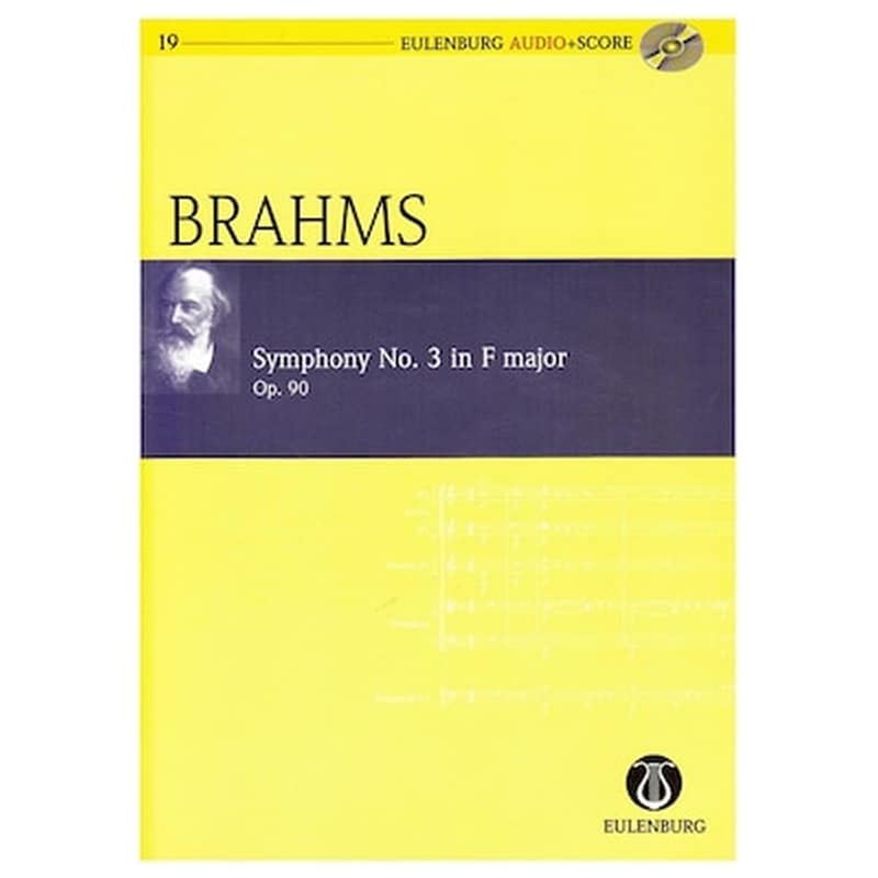 EDITIONS EULENBURG Βιβλίο Για Σύνολα Editions Eulenburg Brahms - Symphony Nr.3 Op.90 In F Major - Cd