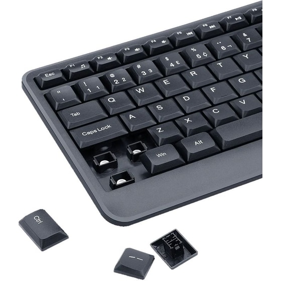 Redragon BS-7092 Gaming Μηχανικό Ενσύρματο USB Πληκτρολόγιο  Μαύρο (US) image 1