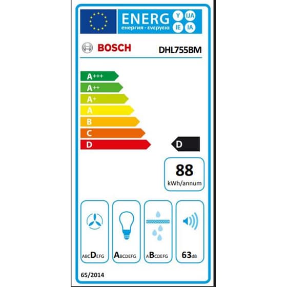 BOSCH DHL755BM 75 cm Inox Απορροφητήρας Μηχανισμός Απορρόφησης image 12