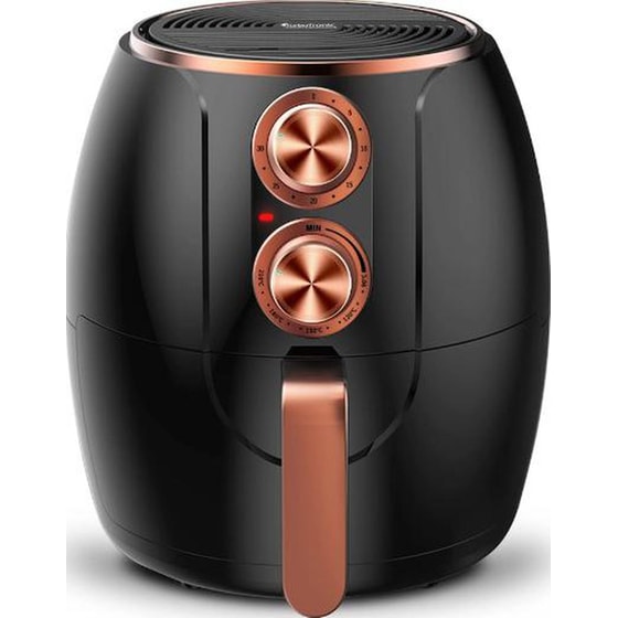 TURBOTRONIC TT-AF3 με Αποσπώμενο Κάδο 1200 W 3 L Μαύρο Φριτέζα Αέρος image 0