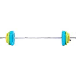 Body Pump Μπάρα LivePro B-8035-20 28mmx140cm 20kg με 6 Δίσκους Βαρών και Κολάρα