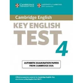 Cambridge Key English Test 4 Student's Book