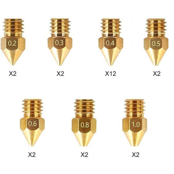 Creality MK8 Nozzles Kit 24τμχ image 0