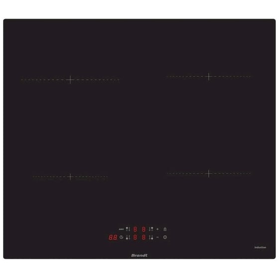 BRANDT BPI2641B 59 cm Μαύρο Εστία Επαγωγική Αυτόνομη image 0