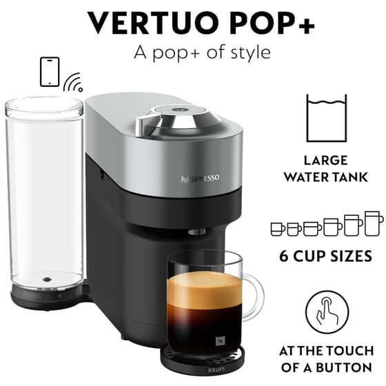 Nespresso® Vertuo Pop+ XN930T10 Krups Titan Μηχανή Καφέ image 4