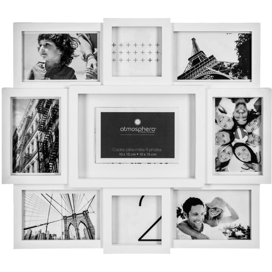 Κορνίζα Τοίχου Spitishop Πλαστική 48.5x3x42.5 cm - Λευκή image 0