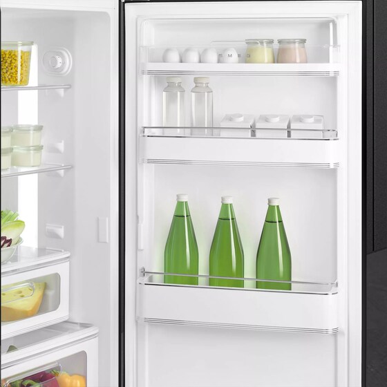 SMEG FAB30RBL6 294 Lt Μαύρο Δίπορτο Ψυγείο image 8