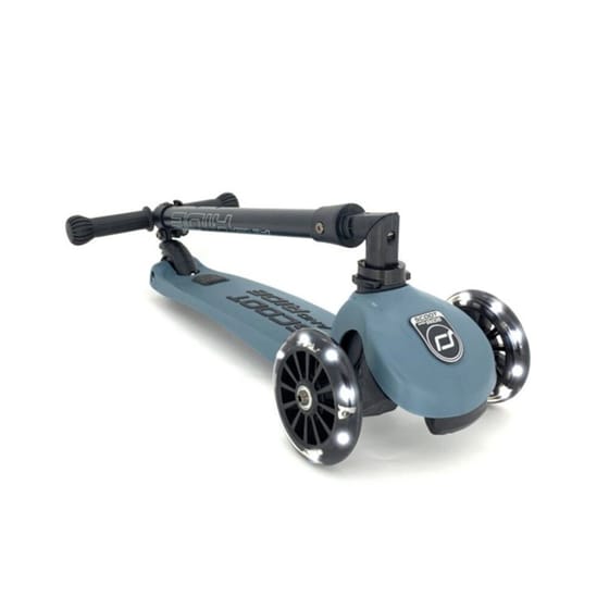 Παιδικό Πατίνι Τρίτροχο Scoot & Ride Highwaykick 3 με LED Ρόδες - Steel image 2