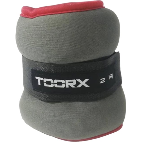 Βαράκια Άκρων 2 x 2kg Σταθερού Βάρους Toorx AHF-094 από Νεοπρένιο - Γκρι/Κόκκινο image 0