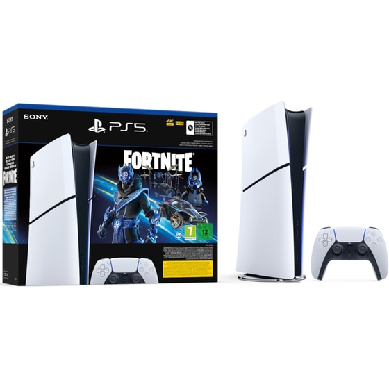 Sony PlayStation 5 Digital Edition Slim Fortnite Cobalt Star Bundle image 0