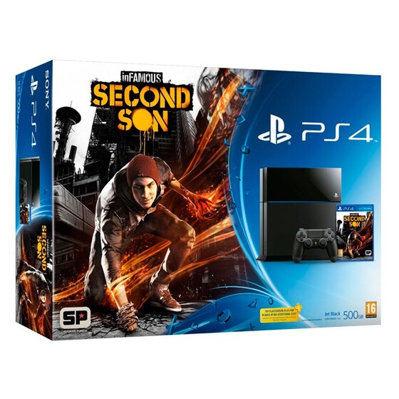 Sony PlayStation 4 - 500GB & inFAMOUS: Second Son image 0