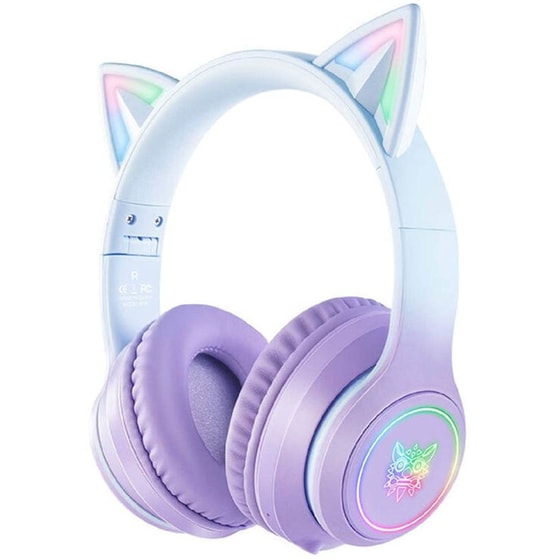 Ασύρματα Gaming Ακουστικά Κεφαλής Onikuma Β90 - Blue/Purple image 0