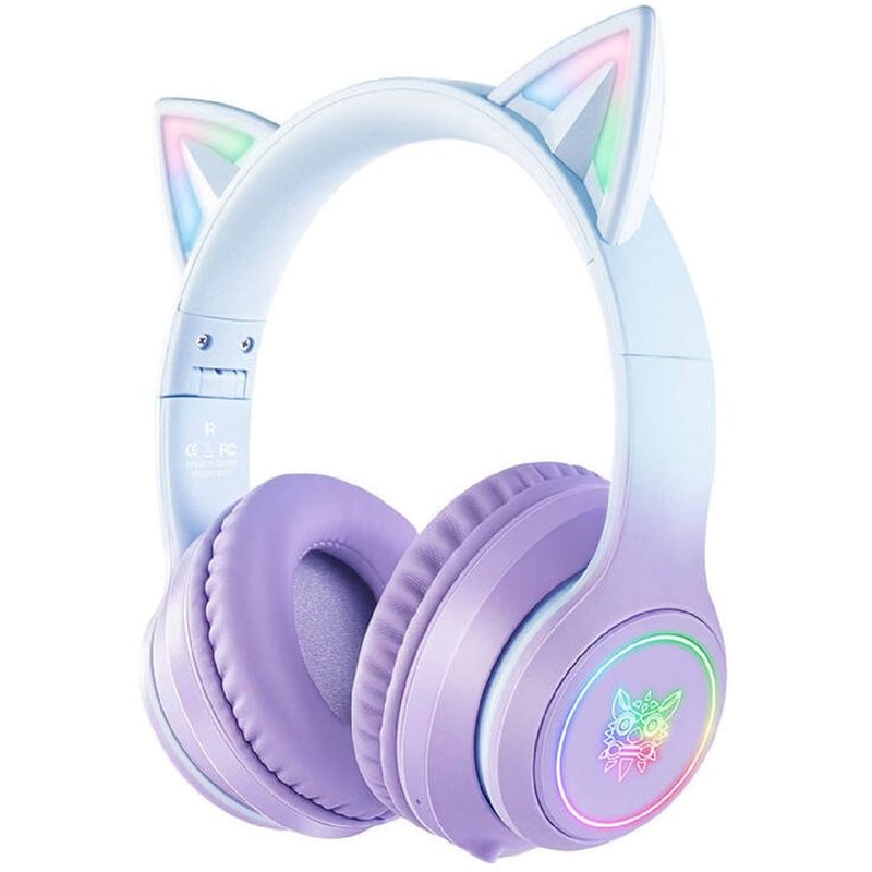 Ασύρματα Gaming Ακουστικά Κεφαλής Onikuma Β90 - Blue/Purple