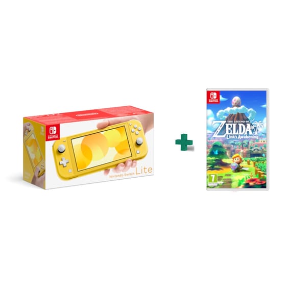 Nintendo Switch Lite Yellow & The Legend of Zelda: Link's Awakening image 0
