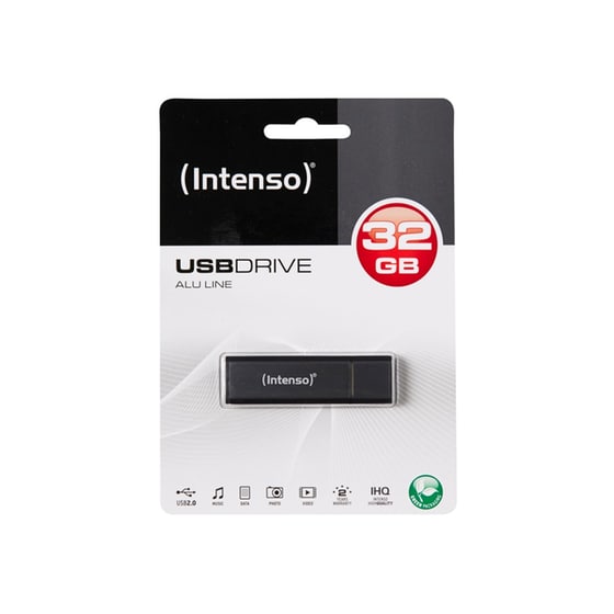 Intenso Alu Line 32GB USB 2.0 Stick Γκρι image 1
